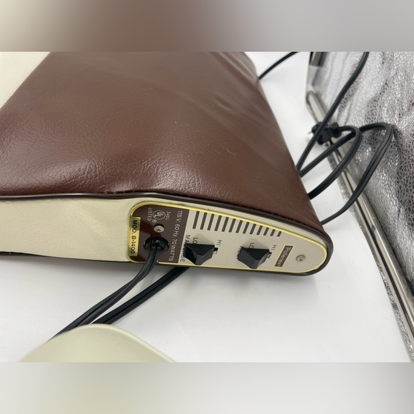 VINTAGE POLLENEX DEEP HEAT BACK MASSAGER w/ATTACHMENTS - Picture 3 of 8